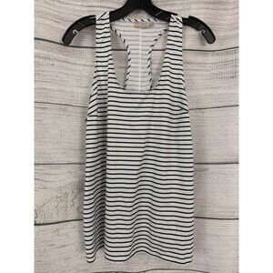 Zella Striped Racerback Tank Top Size L